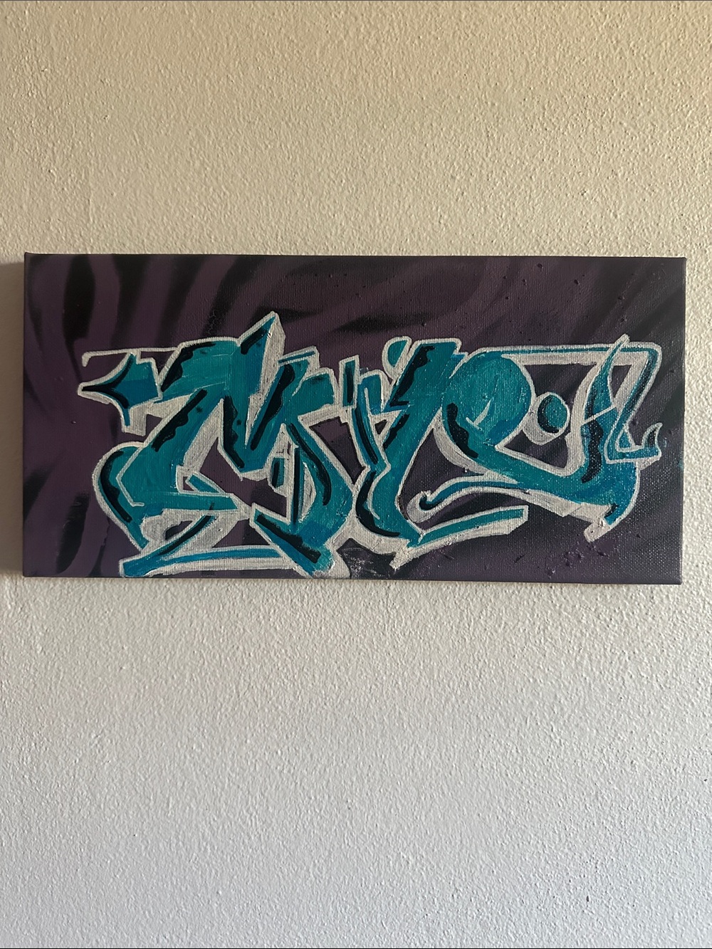 Medium Original graffiti canvas paintings art wildstyle street MR. urban tag